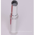 Silver plastic lipstick bottles